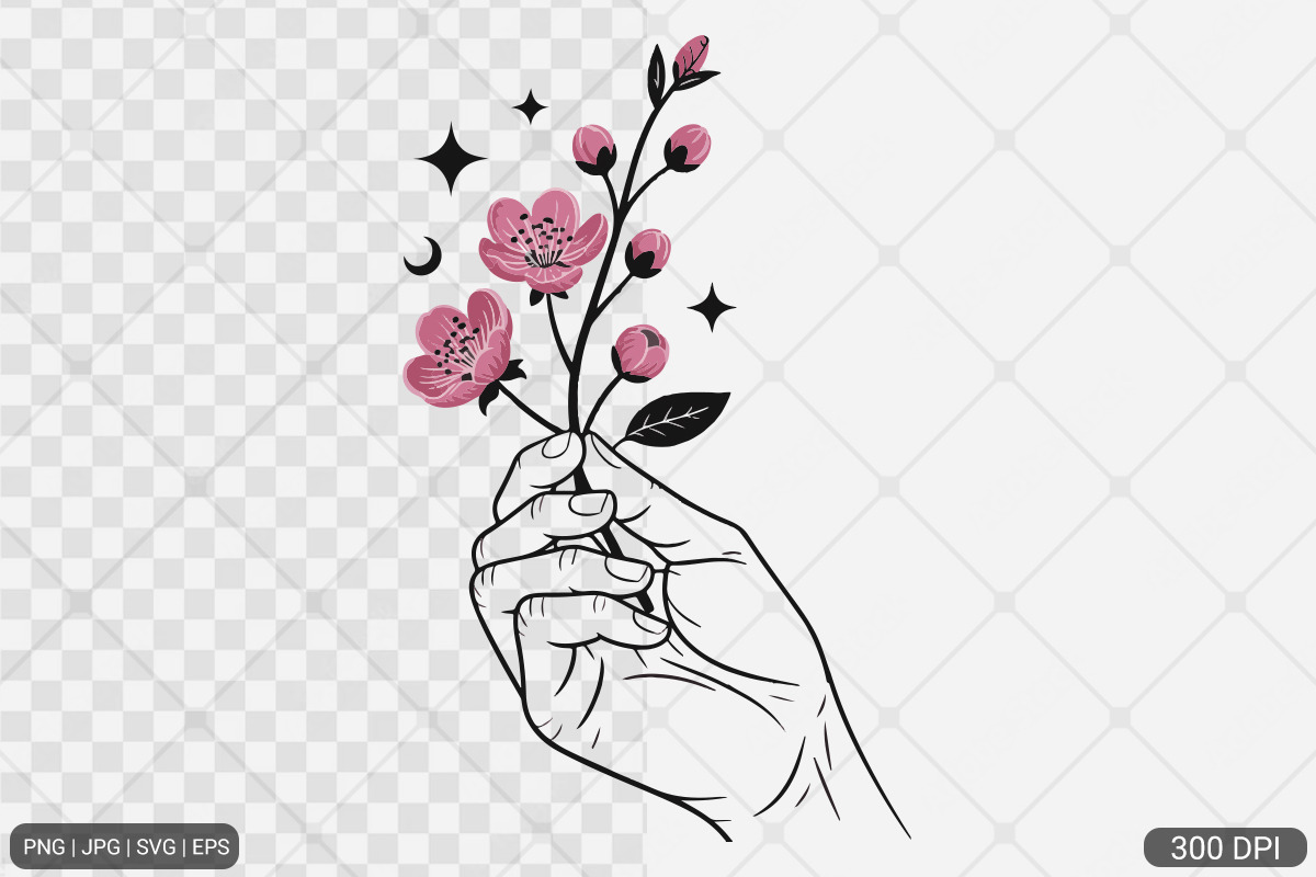 Cherry Blossom SVG PNG Bundle, an Illustration by Actual Pixel (Photo 17 of 33)