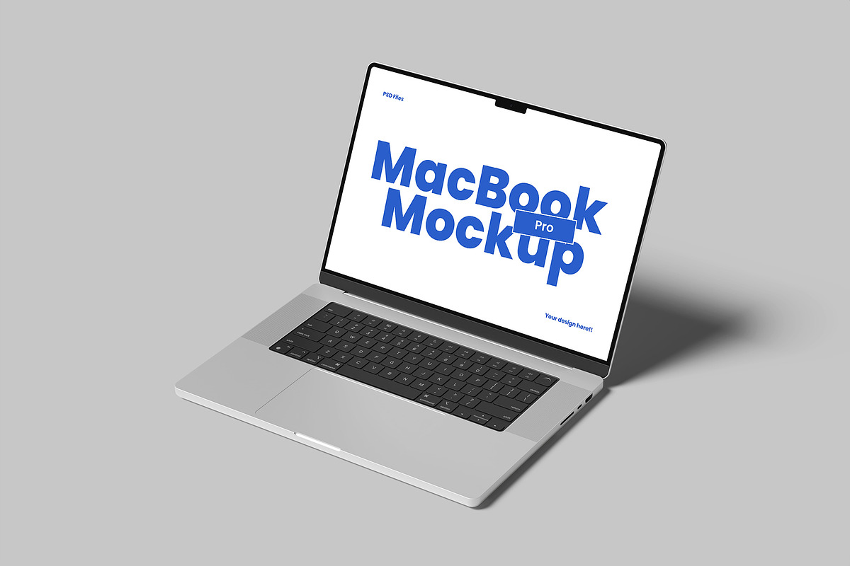 MacBook Pro Mockup, a Mac Mockup by Graphiculon (Photo 3 of 11)