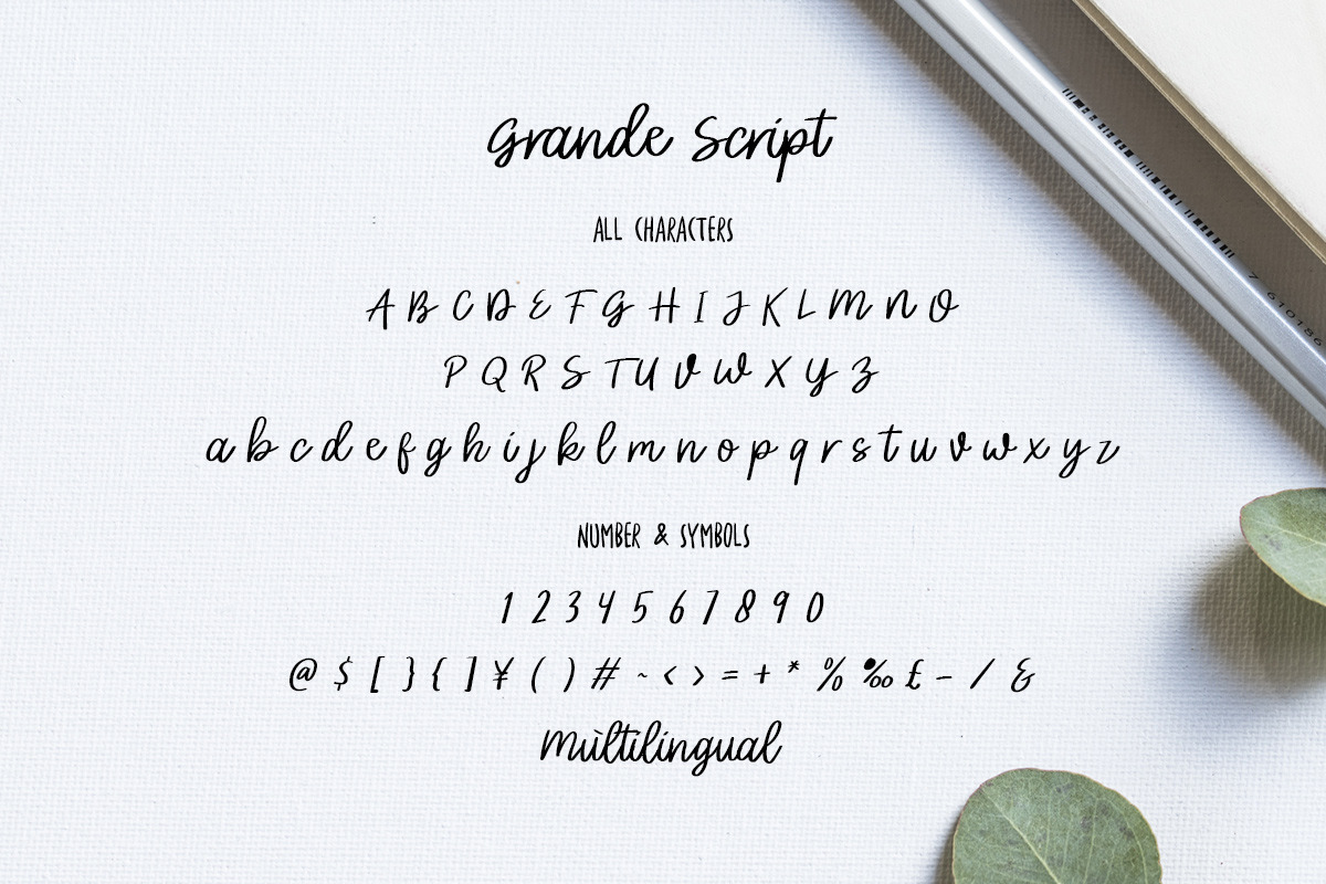 Grande Holiday - Font Trio preview 7