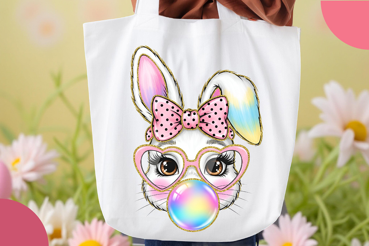 Easter Bunny Coquette PNG, an Illustration by OK Design (Photo 6 of 6)