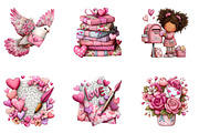 valentine's Day Love Letter Clipart, an Illustration by CreationArt (Thumbnail 2 of 6)