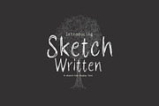 Sketch Written Display Font, a Handwritten Font by Tera Asset Garage (Thumbnail 1 of 8)