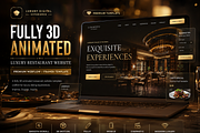 3D Animated Website for Restaurant, a HTML Template by DigitalsDesigns (Thumbnail 1 of 16)