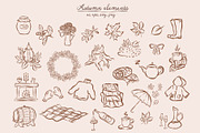Warm & Whimsy Autumn Hand-Drawn Fall, a Seasonal Illustration by Designwork (Thumbnail 5 of 8)