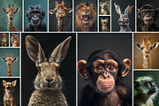 54 Funny animals, an Animal Photo by Handmadefont (Thumbnail 4 of 9)