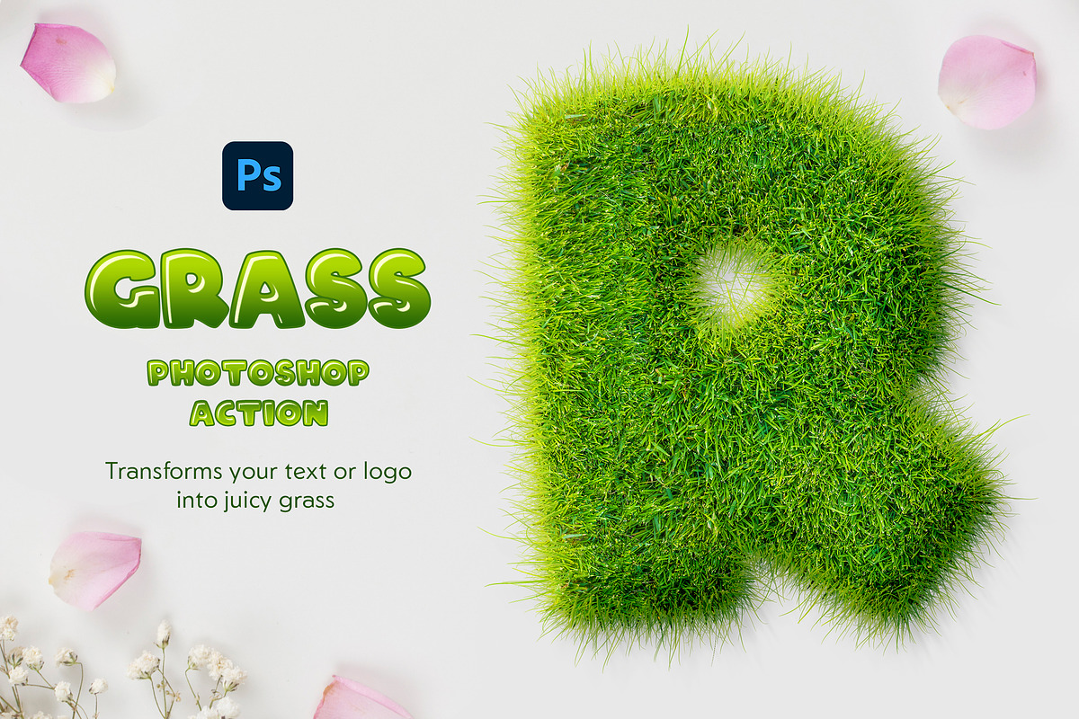 Grass Photoshop Action, an Action Add-On by Andrew Skoch Design (Photo 2 of 12)