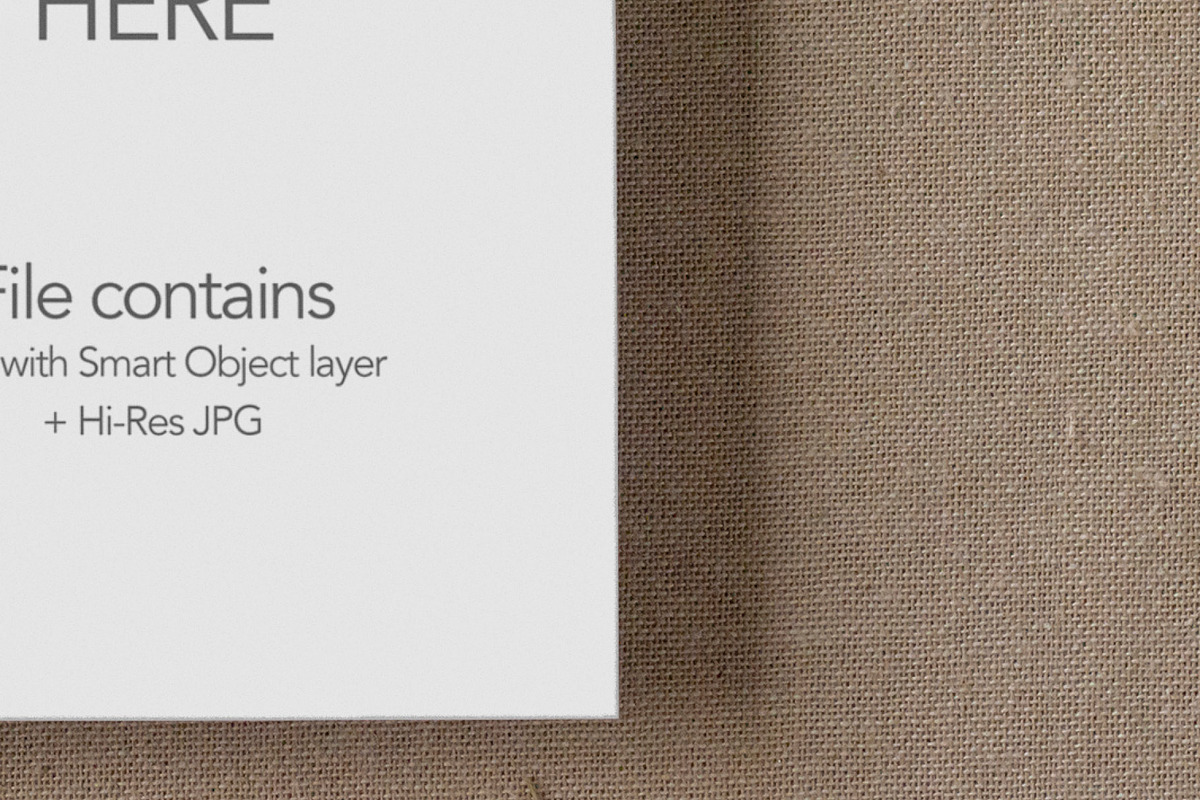 Contemporary Greeting Card Mockup, a Household Mockup by OakstoneCreative (Photo 2 of 8)