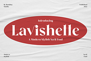 Lavishette - Modern Stylish, a Serif Font by RockboyStd (Thumbnail 1 of 12)
