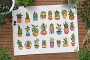 Set of Houseplants isolated design, a Decorative Illustration by Allmostudio (Thumbnail 2 of 4)