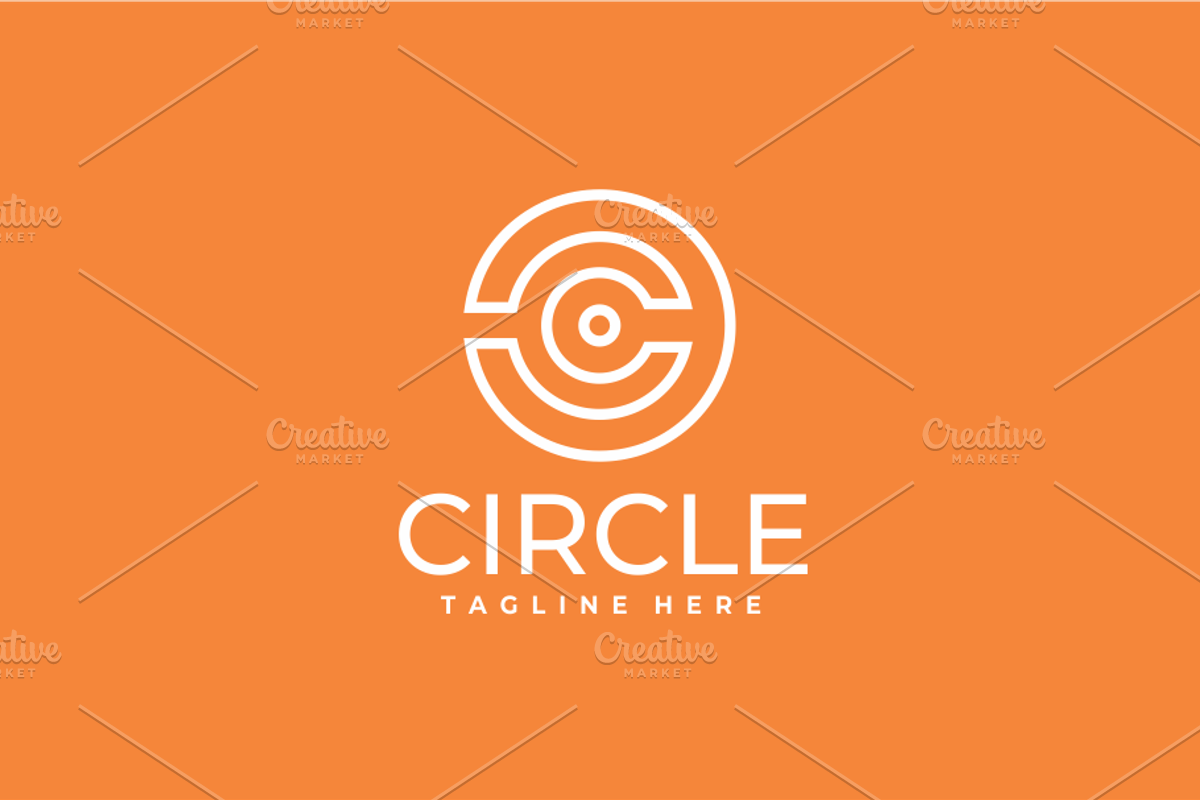 Circle Cut - Geometric Letter C Logo, a Branding & Logo Template by yopie (Photo 4 of 4)