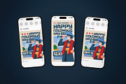 Happy Colombus Day Event Flyer Set, a Flyer Template by The Good Store (Thumbnail 2 of 2)