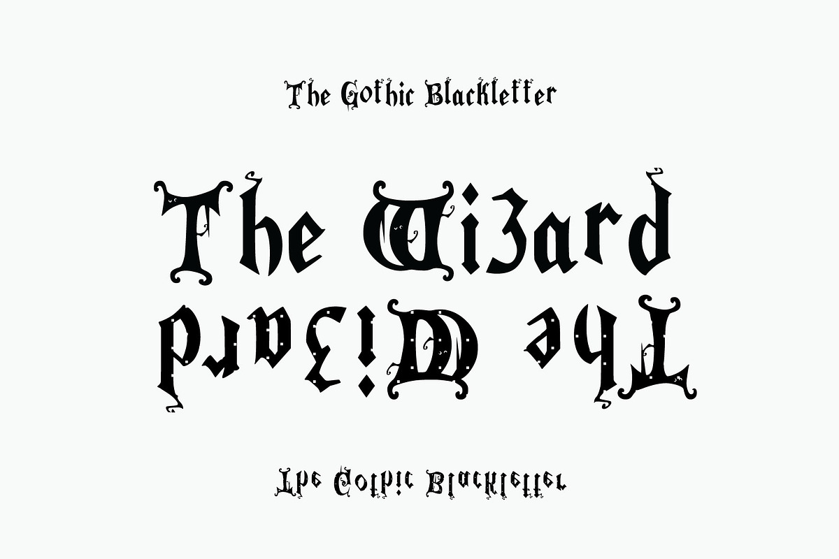 The Wizard Blackletter, a Blackletter Font by cromatixclassroom (Photo 1 of 11)