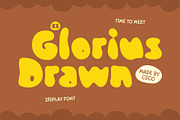 CS Glorius Drawn, a Sans Serif Font by Craft Supply Co. (Thumbnail 1 of 8)