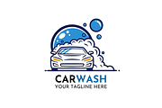 Car Wash Logo Design Vehicle Care, a Branding & Logo Template by Megafox Studio (Thumbnail 1 of 2)