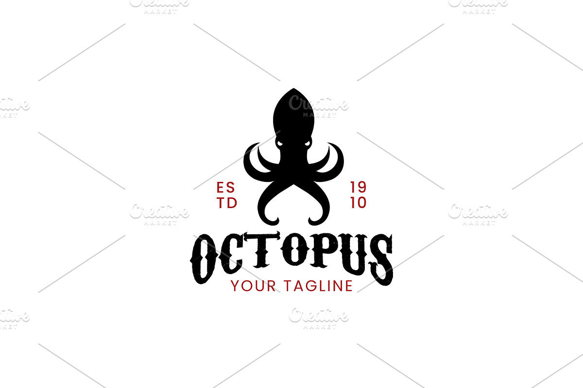 Octopus logo icon illustration, a Branding & Logo Template by Dyn Studio