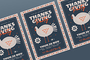Modern Thanksgiving Day Flyer, a Flyer Template by Tokosatsu (Thumbnail 5 of 5)