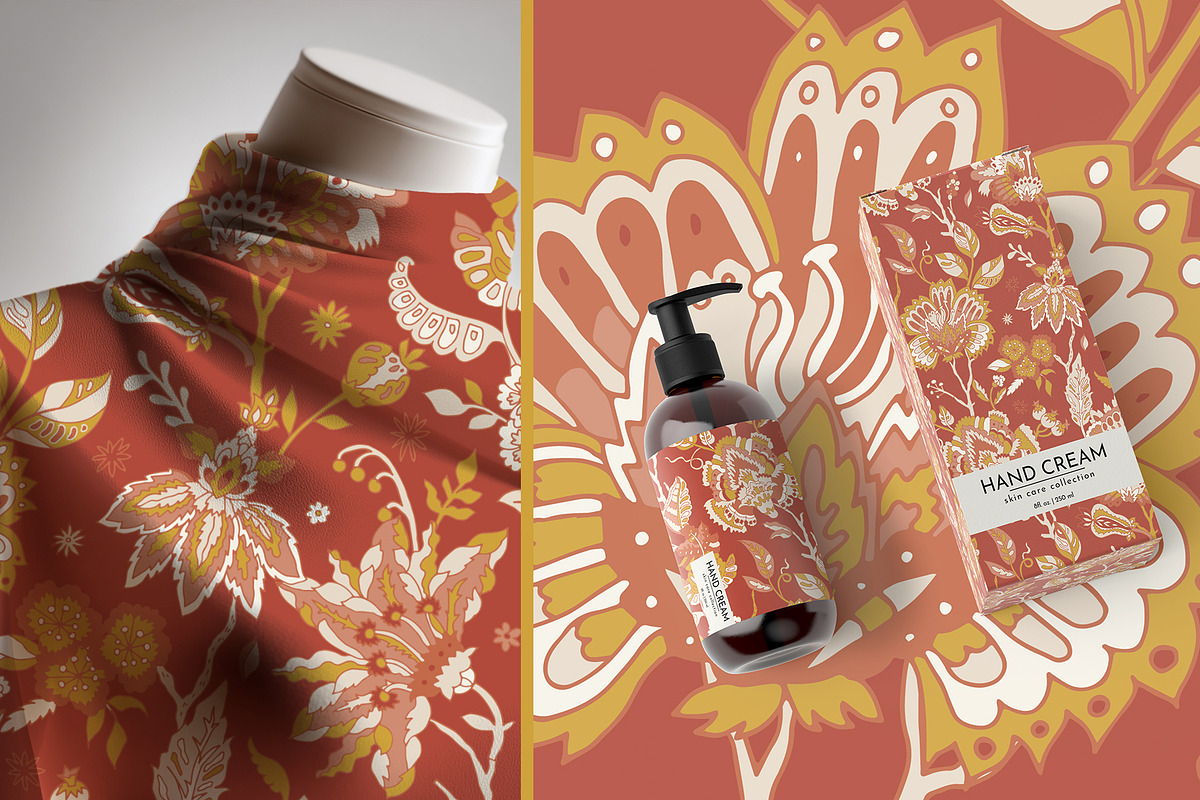 COTTAGECORE FOLK PATTERN COLLECTION, a Pattern Graphic by Sonulkaster (Photo 7 of 11)