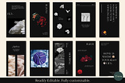 Dark Editorial Social Media Kit, a Social Media Template by Clairee Design Studio (Thumbnail 5 of 7)