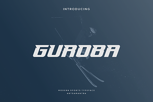 Guroba - Modern Sports Typeface, a Serif Font by garismantra