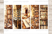 Coffee Bookmarks Printable, a Food Illustration by GlamArtZhanna (Thumbnail 3 of 3)
