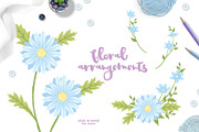 Blue Flower Baby Shower - Daisy, an Illustration by Euonia Meraki (Thumbnail 3 of 8)