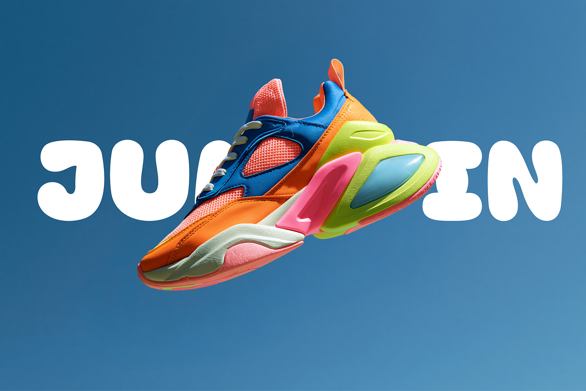 Bumblo is a bold display font., a Sans Serif Font by kavoon (Photo 6 of 10)