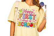 Back to School Sublimation Design, a Seasonal Illustration by DreamCafeArt (Thumbnail 3 of 10)