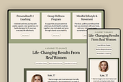 Wellness & Life Coach Website, a Wix Template by Kitteeh (Thumbnail 11 of 20)