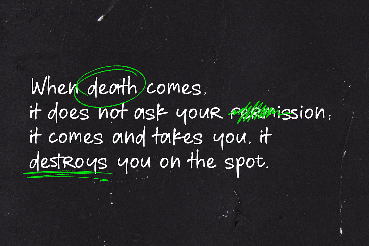 Darkosta, a Handwritten Font by NUGS (Photo 5 of 6)