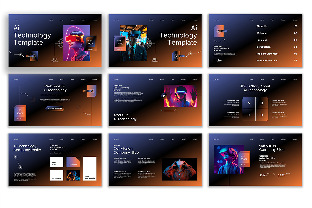 Ai Technology Presentation Template, a Templates & Theme by Pradaxa (Photo 3 of 6)