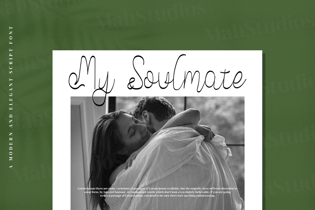 Abjoccy Script Fonts, a Script Font by mahstudios (Photo 7 of 14)