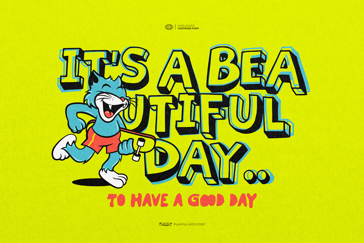 Coldy - Playful Kids Font, a Handwritten Font by ikiiko (Photo 4 of 7)