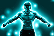Behind Glow Photoshop action preview 4