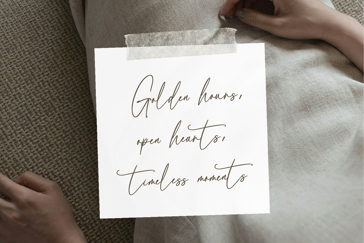 Blush A Script Font, a Script Font by Prestige Artsy Studio (Photo 6 of 9)
