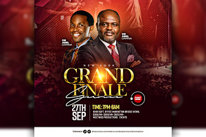 grand finale church flyer template, a Flyer Template by church flyer templates