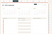 All-in-One Digital Student Planner, a Stationery Template by DigiVara Studio (Thumbnail 6 of 21)
