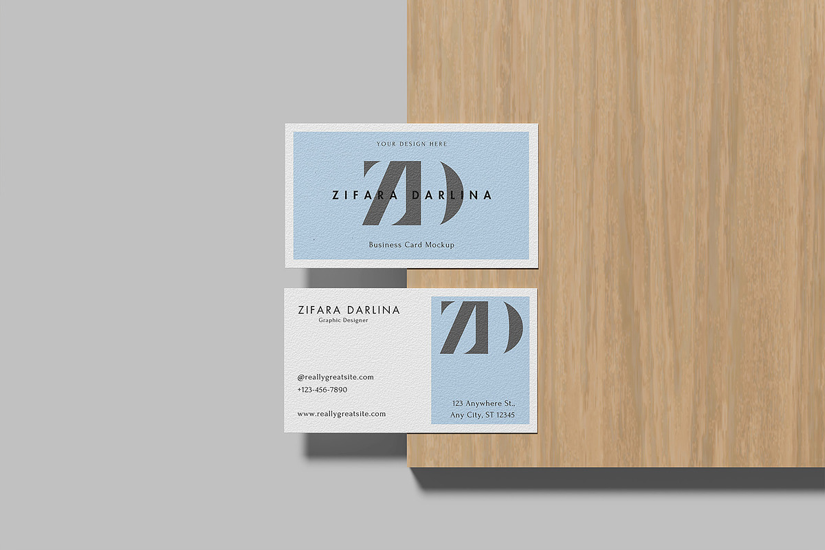 Business Card Mockup, a Product Mockup by ZifaraDesign (Photo 10 of 11)