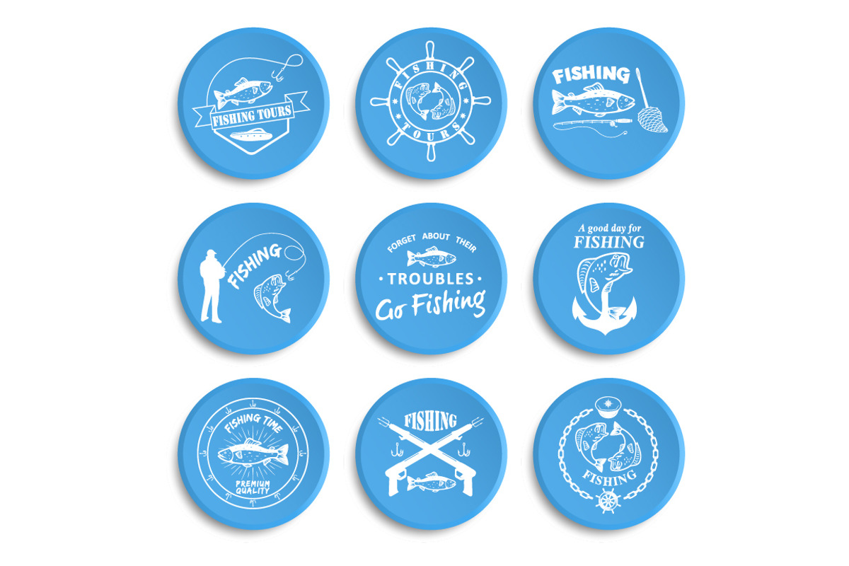 Fishing labels, a Background Graphic by Tomass2015 (Photo 8 of 8)