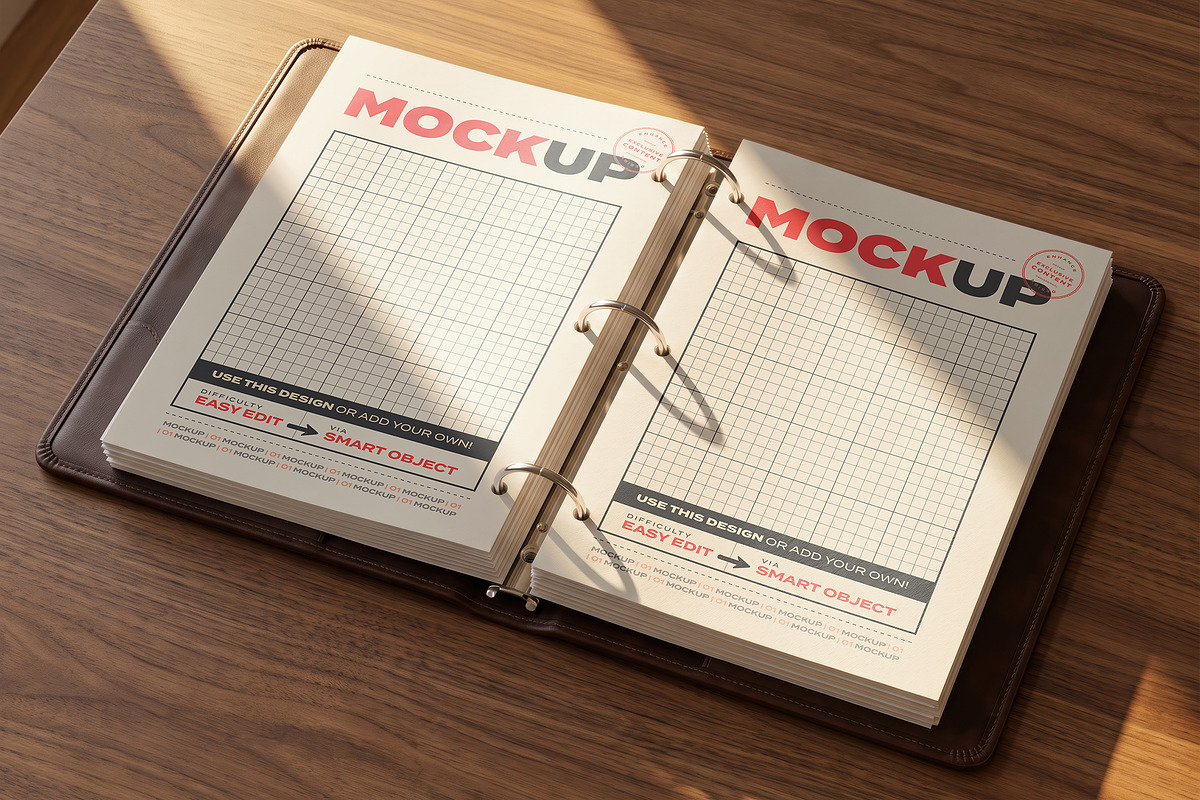 Folder Mockups Collection, a Books & Magazine Mockup by Luuqas Design (Photo 3 of 5)