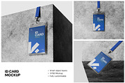 ID Card Mockup, a Merchandise Mockup by Budogol Studio (Thumbnail 1 of 4)