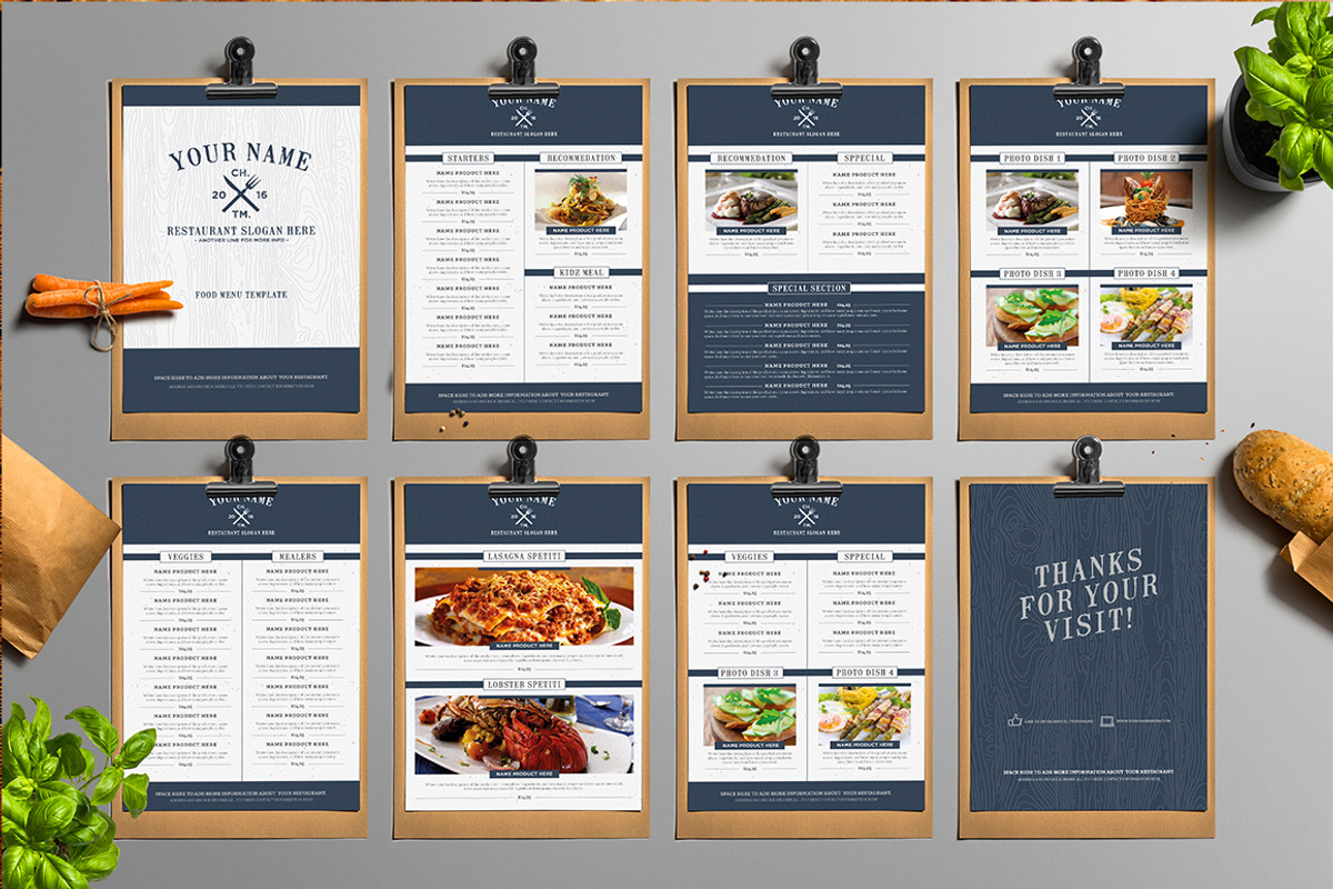 Classy Food Menu 5, a Brochure Template by Luuqas Design (Photo 1 of 12)