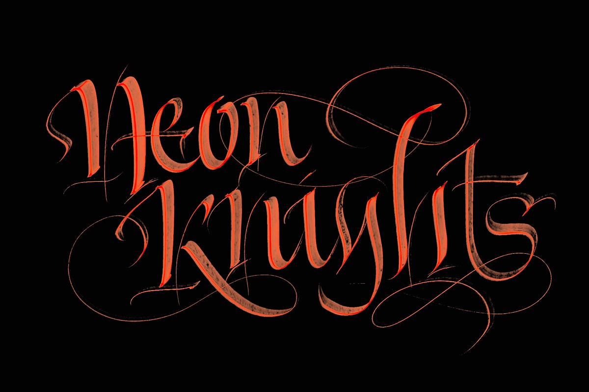 CalligraphyMasters Procreate Brushes, a Brush Add-On by the Fontmaker (Photo 2 of 38)
