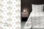 Floral Watercolor Patterns Set, a Pattern Graphic by Webvilla Studio (Thumbnail 7 of 9)