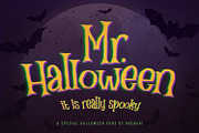 Mr. Halloween Font, a Blackletter Font by Orenari (Thumbnail 1 of 11)