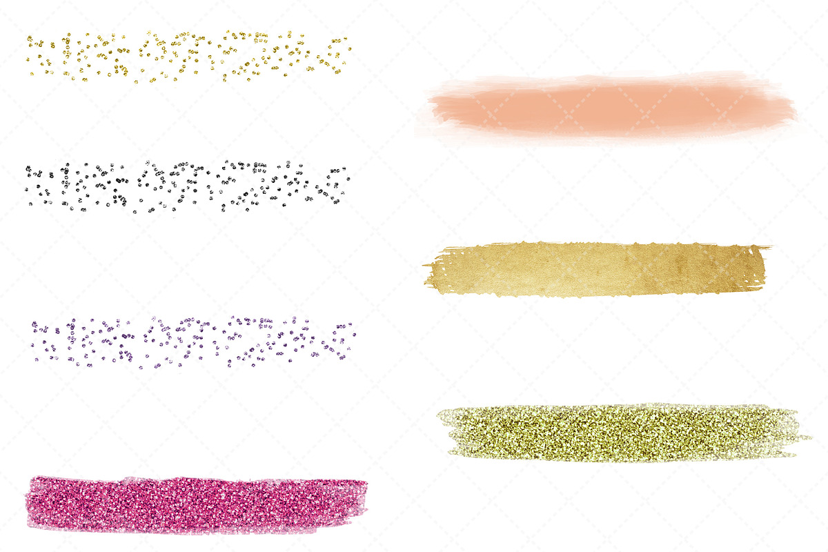 Halloween brush strokes. preview 2