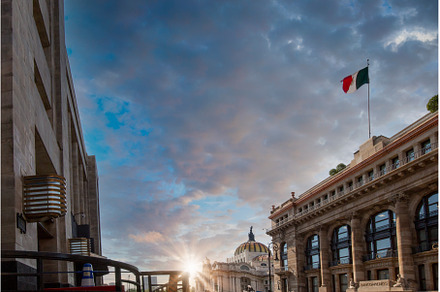 Mexico City streets in historic, an Architecture Photo by Web Engine Design