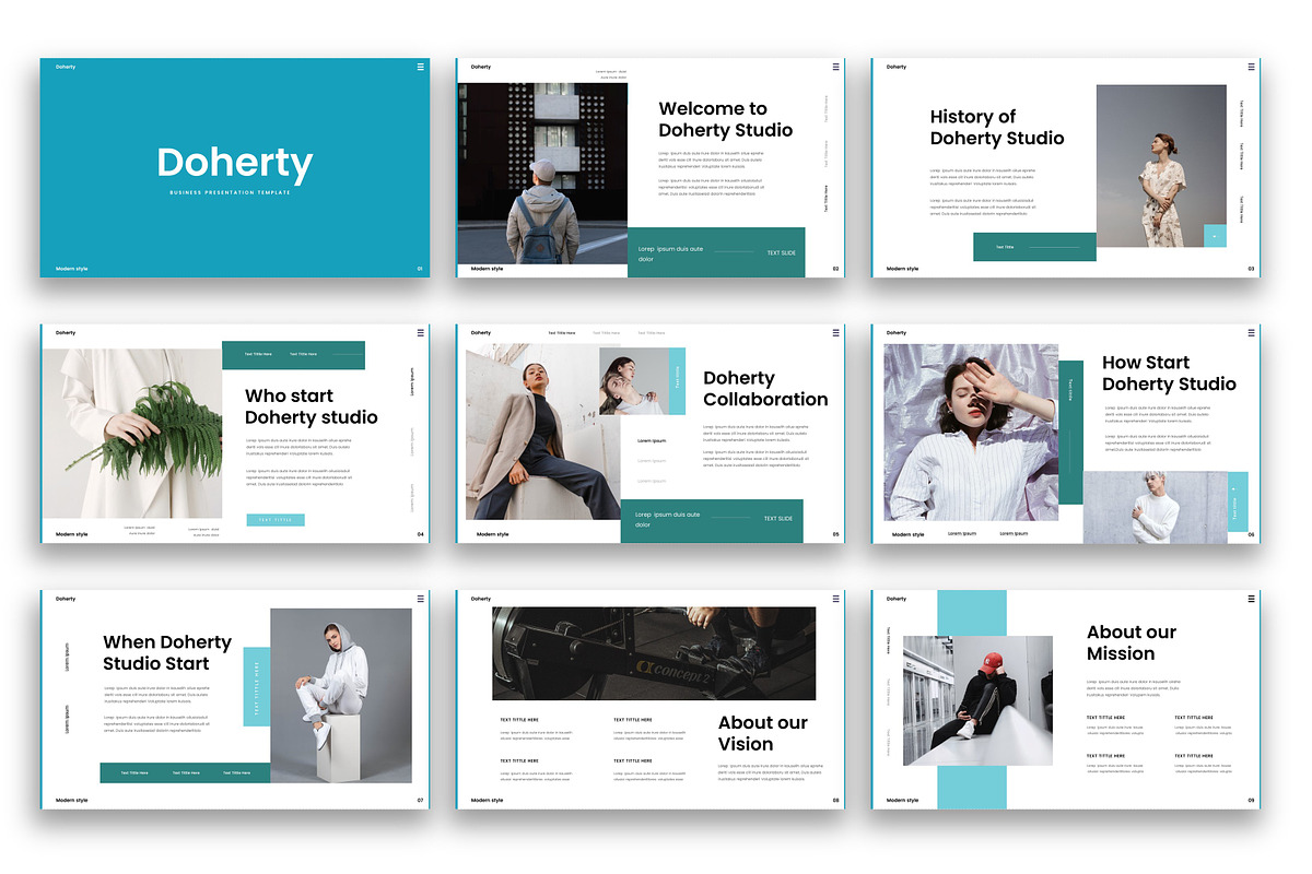 Doherty – Business Keynote Template, a Presentation Template by kreatifreya (Photo 2 of 5)