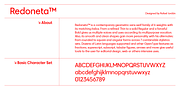 Redoneta, a Sans Serif Font by Rafael Jordan (Thumbnail 2 of 9)