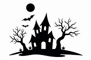 Spooky Haunted House Bundle, an Illustration by Designs_River (Thumbnail 2 of 9)