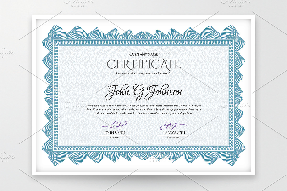 Multipurpose Template Certificate, a Stationery Template by Sunny (Photo 2 of 9)